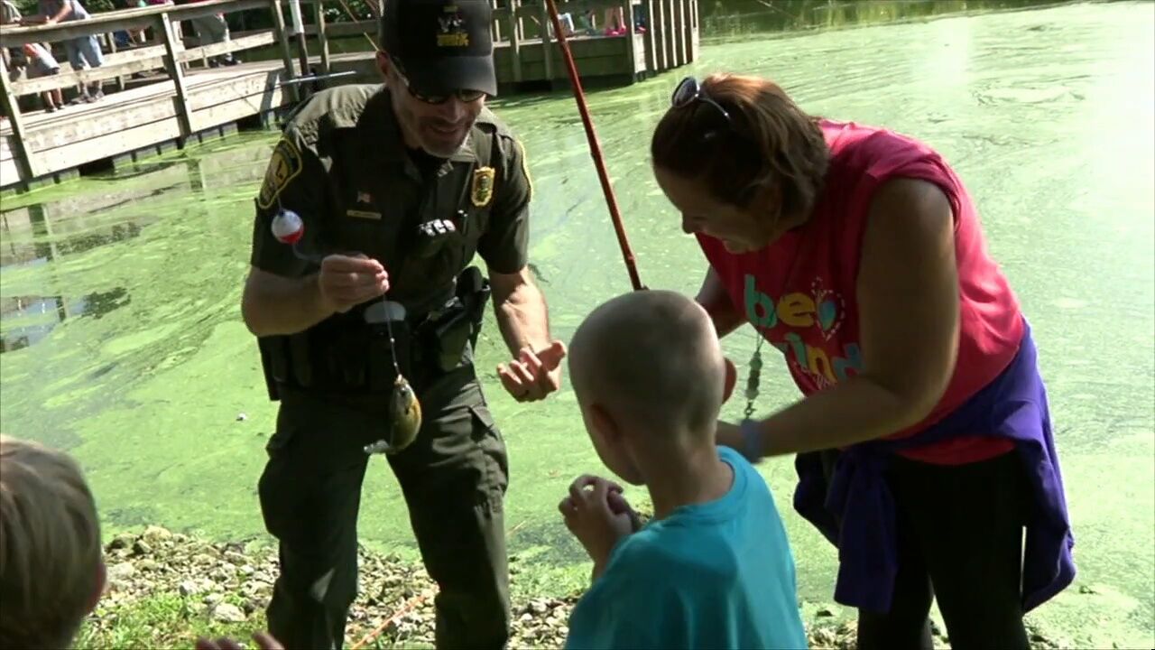 Fishing derby in Saint Marys helps kids with developmental disabilities have fun outdoors